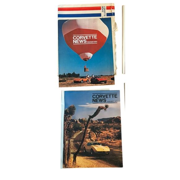 Corvette News (Lot of 6) VTG 1975 Magazines + Club Directory Daytona Racing - Picture 4 of 6